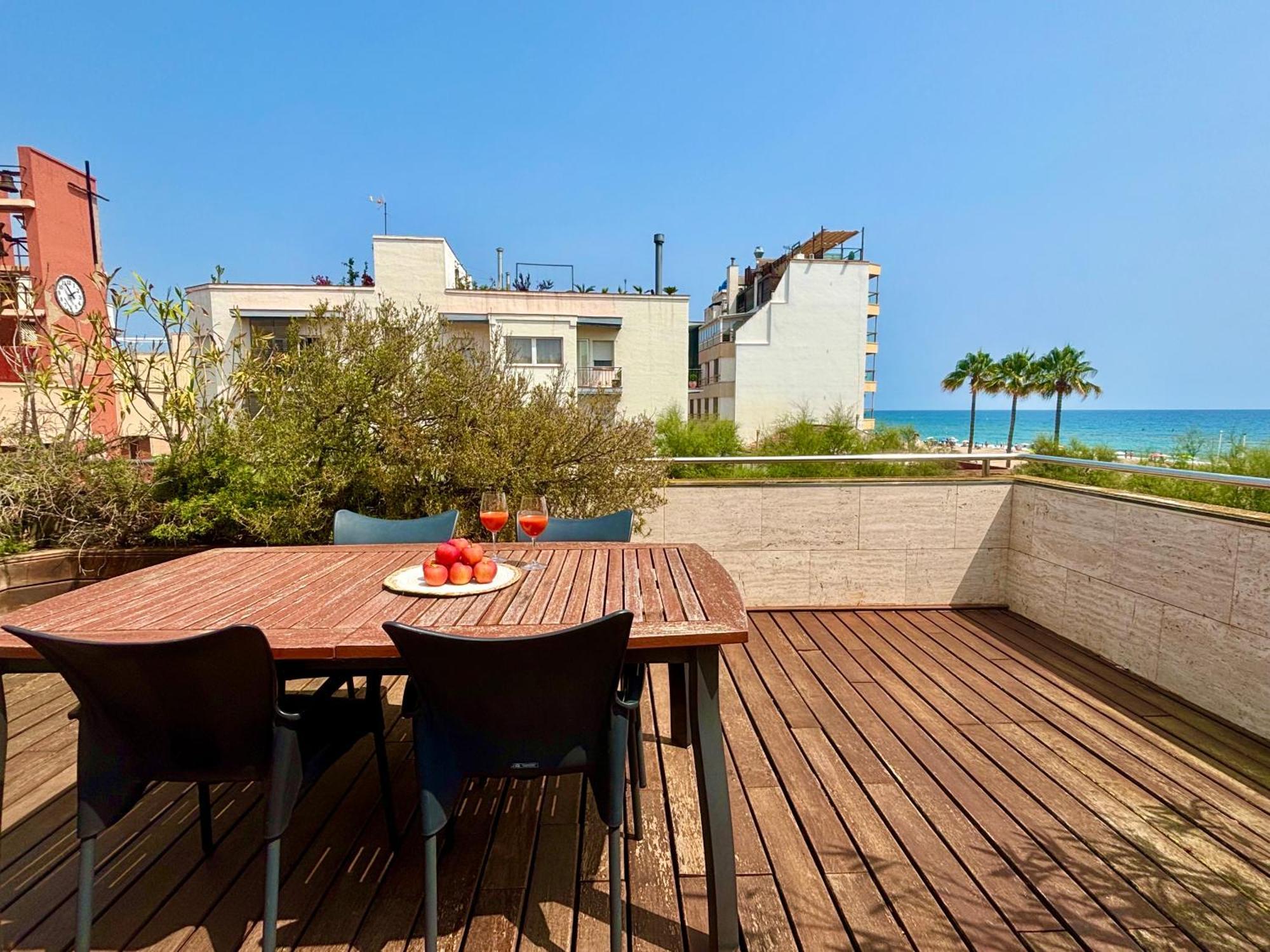 Increible Casa Frente Al Mar , Planta Baja Apartman Torredembarra Kültér fotó